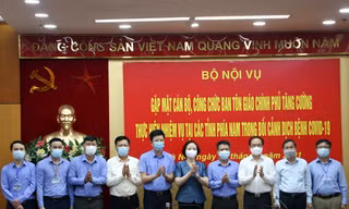 Bộ Nội vụ chỉ đạo Ban Tôn giáo Chính phủ tăng cường lực lượng vào Nam