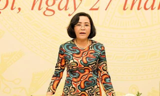 Bà Nguyễn Thị Thanh, Ủy viên Trung ương Đảng, Trưởng ban Công tác đại biểu