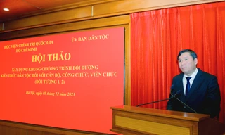 Coi trọng xây dựng đội ngũ cán bộ là người dân tộc thiểu số 