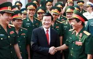 Chủ tịch nước dự lễ khai giảng Học viện Quốc phòng