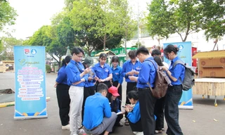 Sinh viên 5 tốt Đắk Lắk thử thách chạy trạm