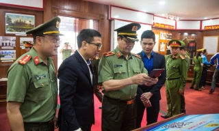 Tuổi trẻ công an Đắk Lắk khánh thành công trình thanh niên trên bản đồ số hóa