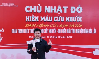 Nam sinh viên nhiều lần hiến tiểu cầu cứu sống bệnh nhi