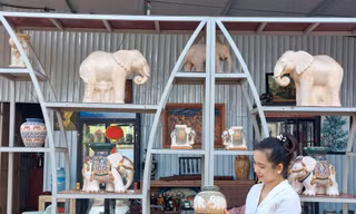 Bộ sưu tập tượng voi cổ độc nhất vô nhị ở Đắk Lắk