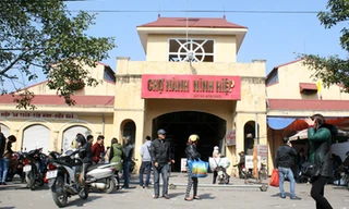 Khu vực chợ Ninh Hiệp. Ảnh: Internet