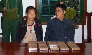 Hai đối tượng cùng tang vật vụ án