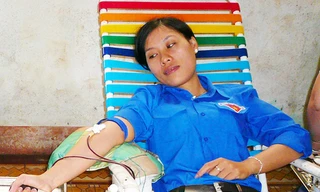 Trinh luôn sẵn sàng hiến máu mà không nhận món quà hậu tạ từ người cần máu