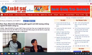 Thông tin sai sự thật về tướng công an, Tạp chí Luật sư Việt Nam bị phạt
