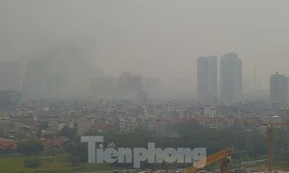 Sau một ngày trong lành, Hà Nội lại ô nhiễm nghiêm trọng sáng nay