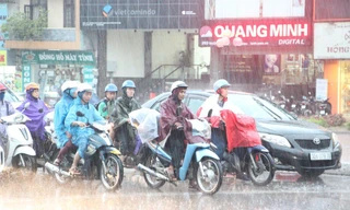 Gió mùa đông bắc dự báo gây mưa ở miền Bắc và miền Trung.