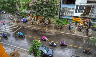 Miền Bắc, trong đó có Thủ đô Hà Nội đón mưa dông từ chiều nay. Ảnh minh họa.