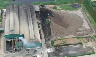 Khu xử lý rác thải Việt Hồng (huyện Thanh Hà, tỉnh Hải Dương).