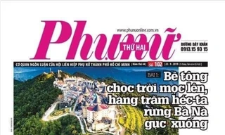 Báo Phụ nữ TPHCM bị xử phạt vì loạt bài liên quan đến Tập đoàn Sungroup.