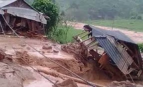 Trung tâm Dự báo Khí tượng Thủy văn Quốc gia khuyến cáo nguy cơ cao xảy ra lũ quét, sạt lở đất do mưa lớn từ đêm nay ở miền Bắc. Ảnh minh họa.