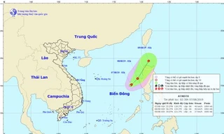 Áp thấp nhiệt đới hình thành, biển động mạnh