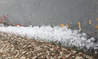 Mưa đá xảy ra chiều qua tại Việt Trì, Phú Thọ