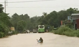 Miền Bắc tiếp tục mưa lớn, nguy cơ ngập úng các đô thị