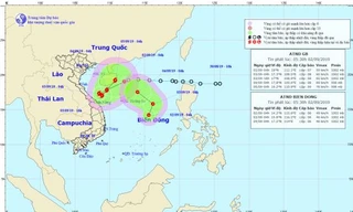 Hai áp thấp nhiệt đới cùng hình thành trên Biển Đông