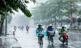 Các tỉnh miền Bắc đón đợt mưa dông diện rộng từ chiều tối Chủ Nhật (6/9).