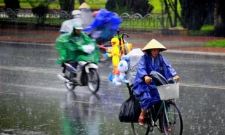 Tháng 4, miền Bắc nhiều ngày có mưa rào và dông. Ảnh minh họa.