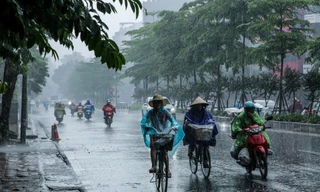 Dự báo mưa lớn trong hai ngày cuối tuần ở miền Bắc. Ảnh minh họa.