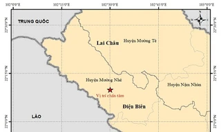 Lai Châu xảy ra động đất trong sáng sớm nay. 