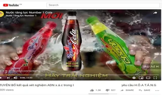 Hàng loạt quảng cáo doanh nghiệp xuất hiện trên clip phản động