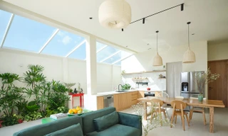 Nhà cấp 4 như mang cả bầu trời vào không gian nhờ cách thiết kế đơn giản