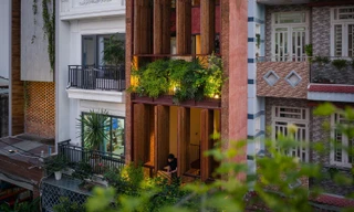 Nhà mặt tiền thiết kế 'đóng mở' ấn tượng