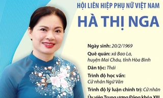 Chân dung Chủ tịch Hội Liên hiệp Phụ nữ Việt Nam Hà Thị Nga