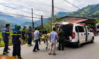 Tìm thấy thi thể nạn nhân trượt chân dưới suối ở Sa Pa sau gần 1 ngày mất tích