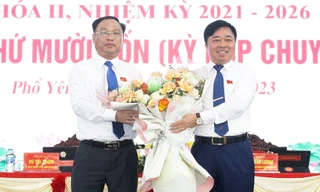 Bầu Chủ tịch thành phố Phổ Yên - Thái Nguyên