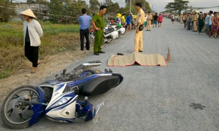 Va phải xe khách, cô gái tử vong tại chỗ