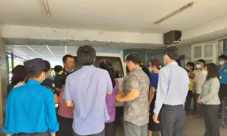 Đưa thi thể ông Lê Hòa Bình về nhà tang lễ Bộ Quốc phòng ở TPHCM