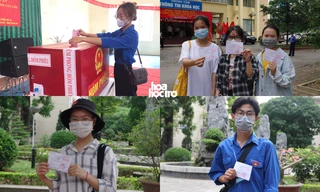 Những cử tri trẻ lần đầu đi bầu cử: Hồi hộp, cảm nhận sức nặng của lá phiếu cầm trên tay