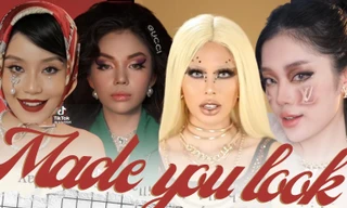 Biến hình theo trend "Made you look": Make-up "cộp mác" nhãn hiệu xa xỉ, Linh Ngọc Đàm đầy cuốn hút