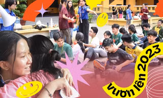 TP.HCM: "Mờ ê mê" hội trại Vươn Lên 2023 đón hội tân binh THPT chuyên Lê Hồng Phong