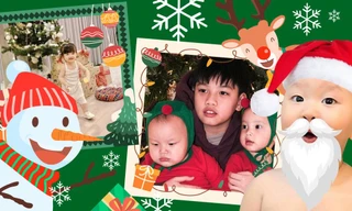 Không khí Noel sớm ngập tràn với loạt ảnh siêu đáng yêu của "thiên thần nhỏ" nhà sao Việt