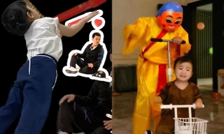 "Công chúa" nhà Nhã Phương có đèn lồng độc lạ, con trai Hòa Minzy khóc thét vì điều này