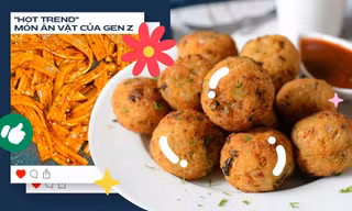 "Hot trend" món ăn vặt của Gen Z: Cá viên, snack từ cơm nguội không thua "hàng chính hãng"