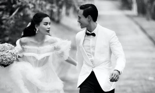 Tan chảy với bộ ảnh cưới lãng mạn của Hồ Ngọc Hà - Kim Lý, lai lịch váy cưới càng bất ngờ