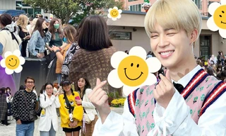 Concert của BTS ở Busan: Fan Việt xếp hàng dài để check-in tại quán cà phê nhà Jimin trước "giờ G"