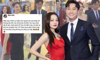 Đóng cặp với nhau nhưng Quốc Trường bị chỉ trích chỉ kè kè bên Minh Hằng, Bảo Anh nói gì?