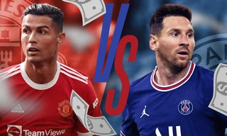 Những cầu thủ "bỏ túi" nhiều nhất năm 2021: Cristiano Ronaldo có “lật đổ” Lionel Messi?