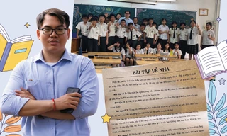 Bài tập lạ của thầy giáo 9X: "Ứng" trước điểm 10 cho bài tập về nhà cần cả đời để thực hiện