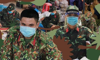 Những hình ảnh bình dị của người lính trong tâm dịch khiến trái tim ai cũng tan chảy