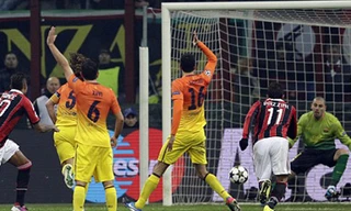 Milan xuất thần,  Barca gục ngã