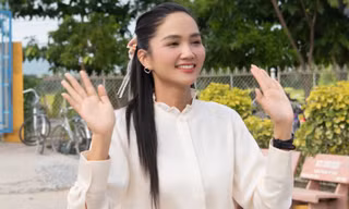 Hoa hậu H’Hen Niê về miền Tây trao thư viện thân thiện: 'Hiểu giá trị của sách là thế nào'