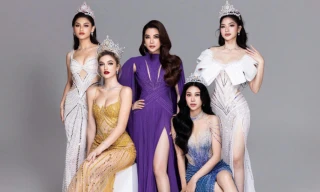 Bộ tứ 'Miss Earth 2023' kỷ niệm nhiệm kỳ bằng bộ ảnh 'nóng bỏng rực lửa'