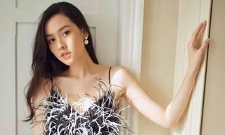Dù đã là mẹ một con nhưng Á hậu Tường San vẫn giữ sắc vóc ngày càng quyến rũ, đẹp rạng rỡ